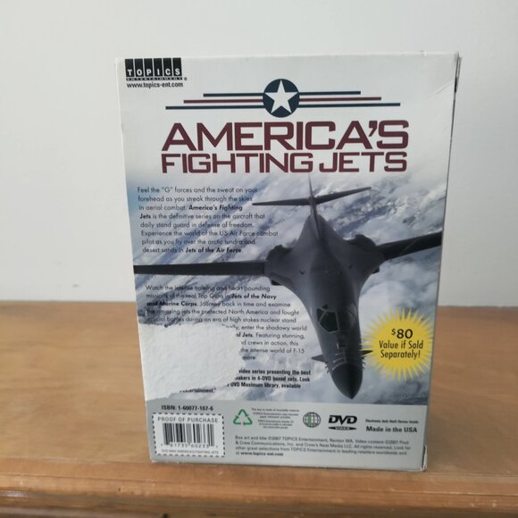 America's Fighting Jets 4 DVD's Air Force, Navy & Marines,Cold War Unusual Jets - Picture 5 of 8